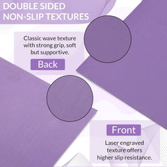 Fitness Mantra® 4mm Anti-Slip Yoga Mat for Yoga Exercise |Qnty.-1 Pcs.| With Carrying Strap| Purple|