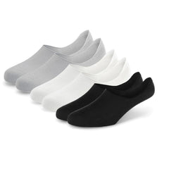 Fitness Mantra® 3 Pairs Premium Loafer/No Show Anti Slip Free Size Cotton Socks for Men's and Women's