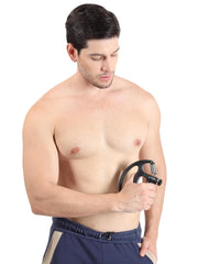 Fitness Mantra® D Shape 10KG To 100KG Weight Adjustable Professional Counter Hand Gripper| Black, D-SHAPE|