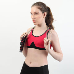 Fitness Mantra® Adjustable Skipping Rope for Men & Women |Jumping Rope for Fitness |1 Piece| (Advance| Black + Red)