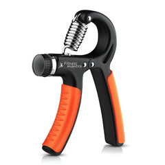 Fitness Mantra® Weight Adjustable Hight Quality Hand Gripper for Men & Women |Hand Grip|Finger Exerciser|Power Gripper|Hand Exerciser Equipment|Hand Strengtheners| Color Orange| 10KG-40KG|