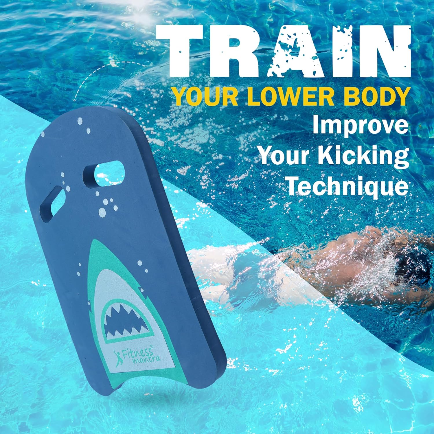 Fitness Mantra® Swimming Floater for Adults & Kids |Kick Board| Swimming Equipment| Swimming Board|1 Piece|
